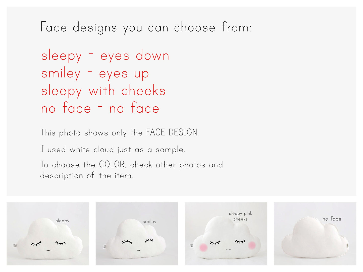 Beige Cloud Pillow