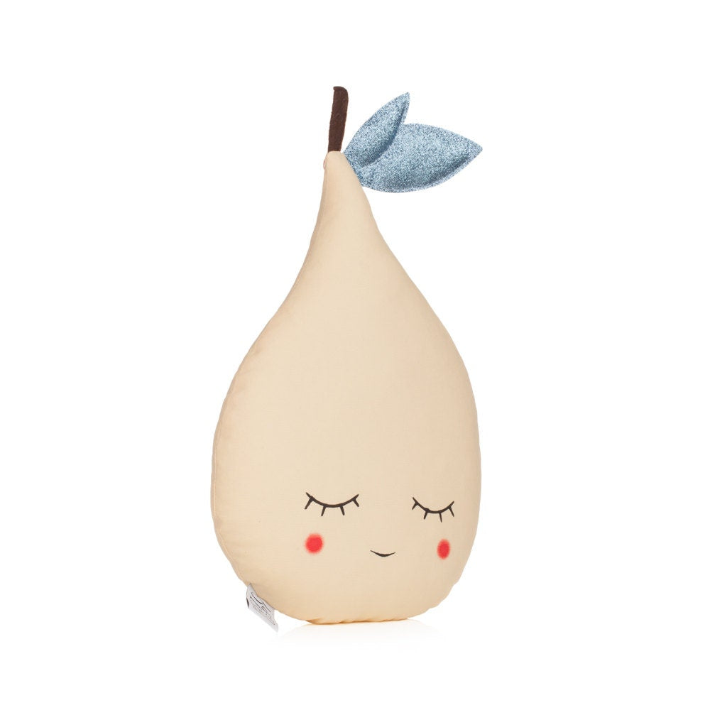 Pastel Yellow Pear Pillow