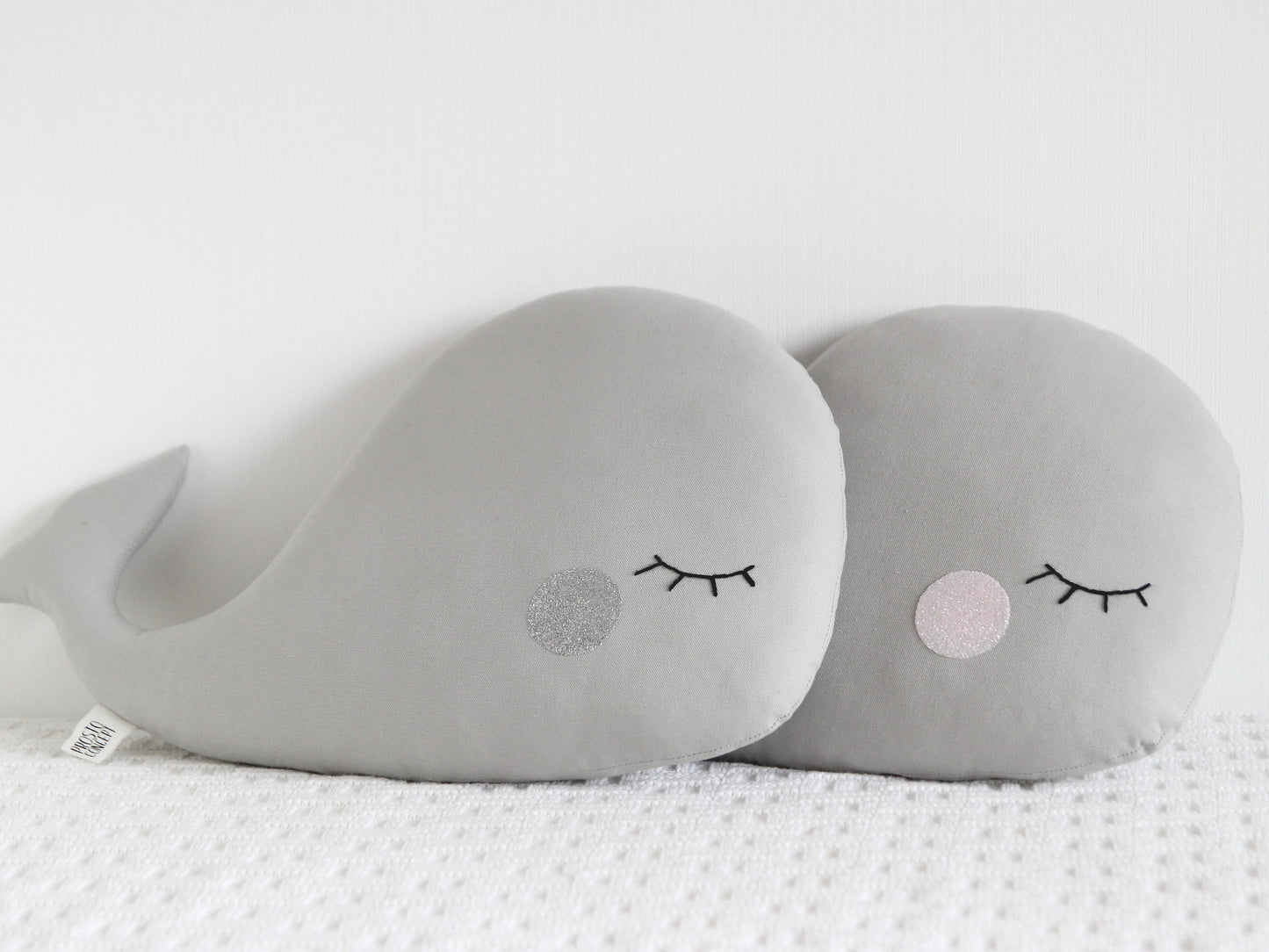 Gray Whale Pillow