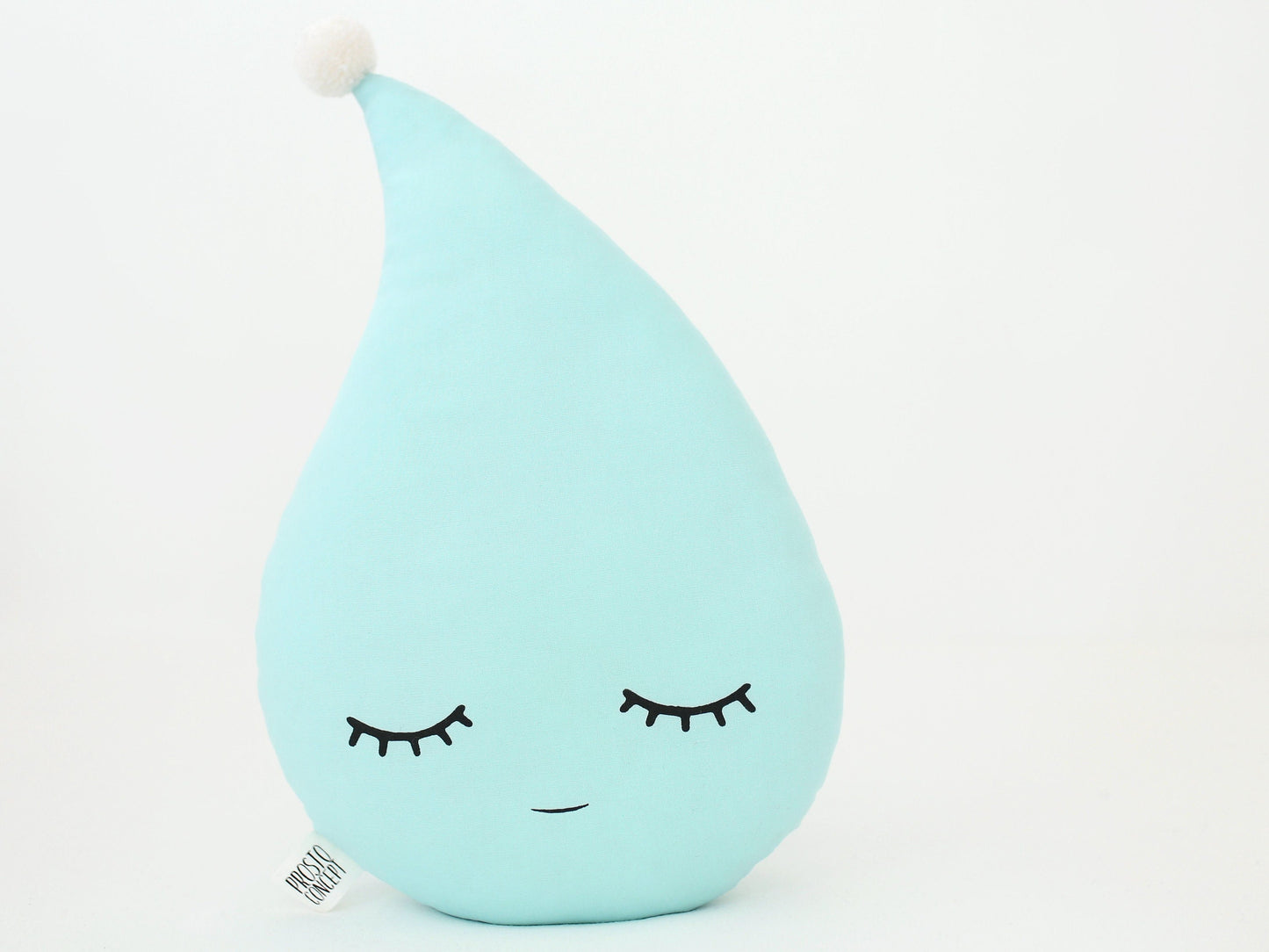Mint Raindrop Pillow