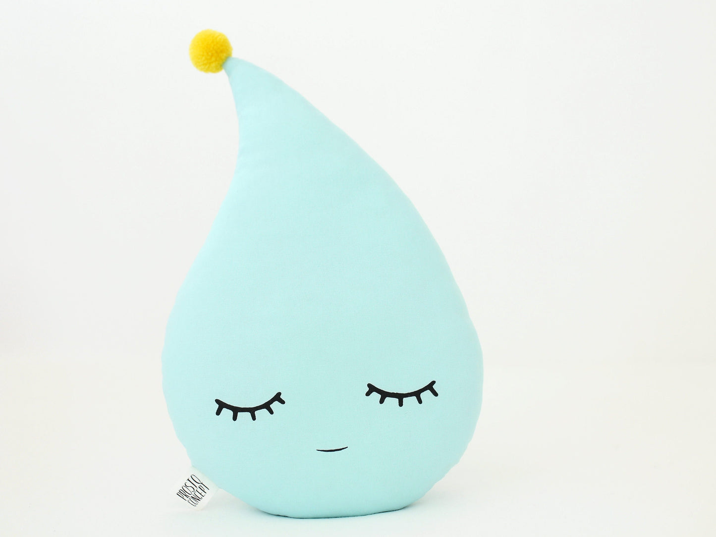 Mint Raindrop Pillow