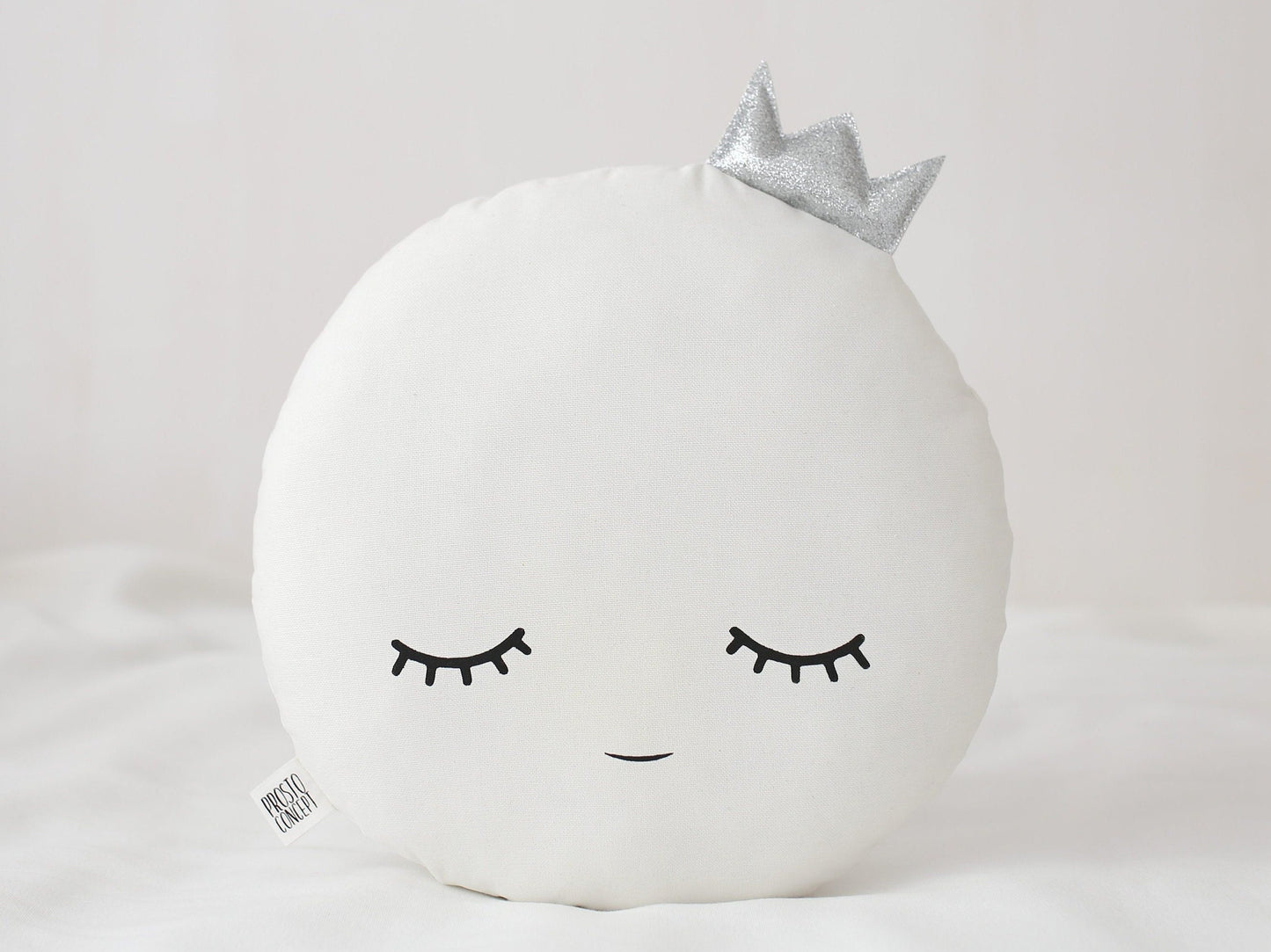 Full Moon Pillow (6 colors) with Crown