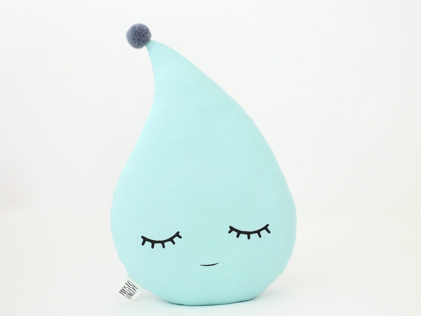 Mint Raindrop Pillow