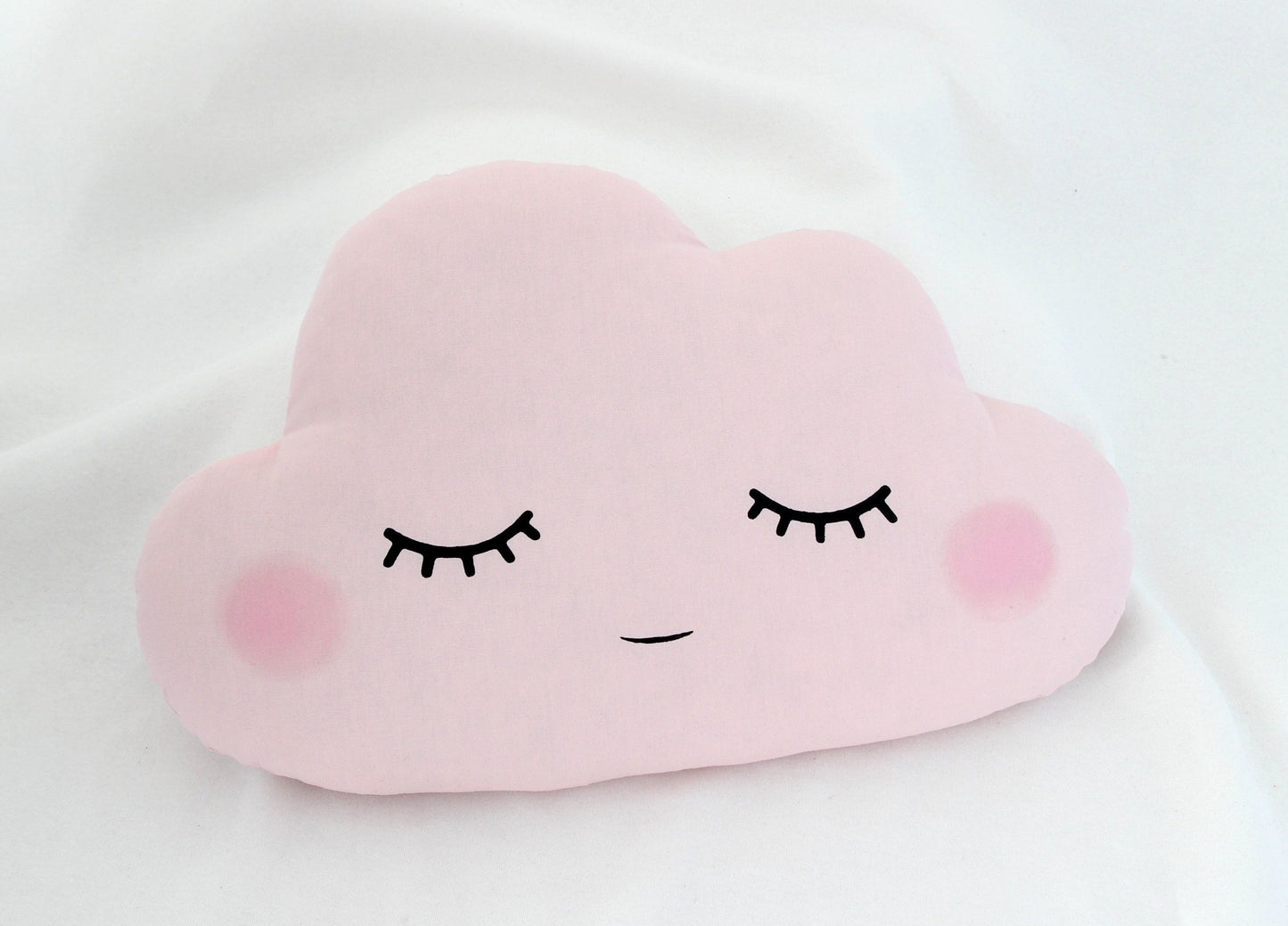 Cloud Pillow (9 colors) with Pink Cheeks