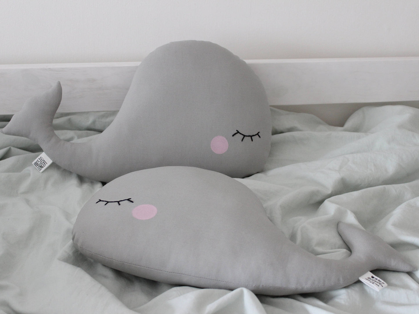 Gray Whale Pillow