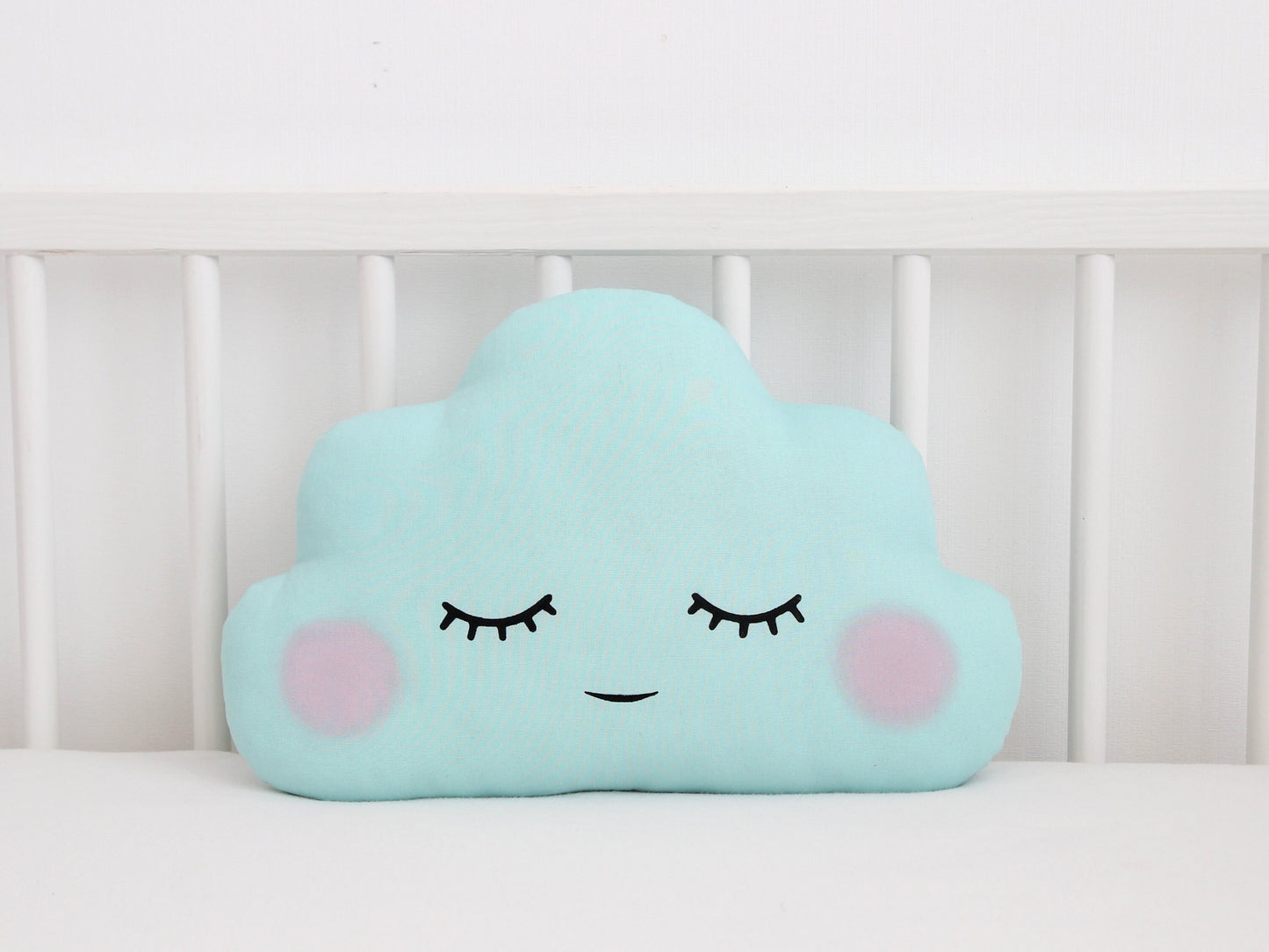 Mint Small Cloud Pillow
