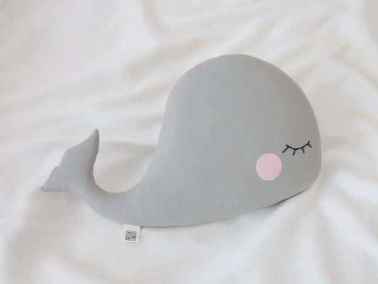 Gray Whale Pillow