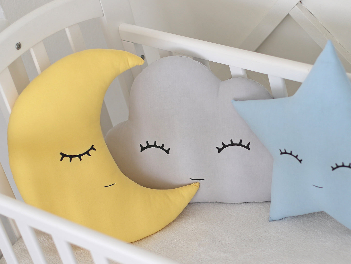 Light Gray Cloud Pillow