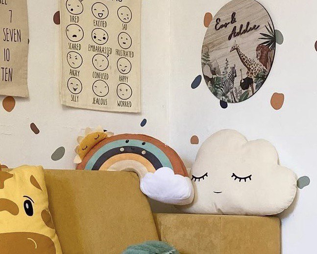 Beige Cloud Pillow