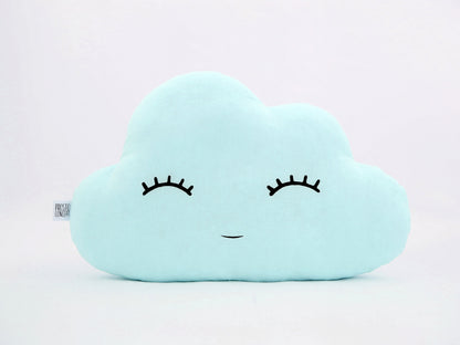 Blue Mint Cloud Pillow