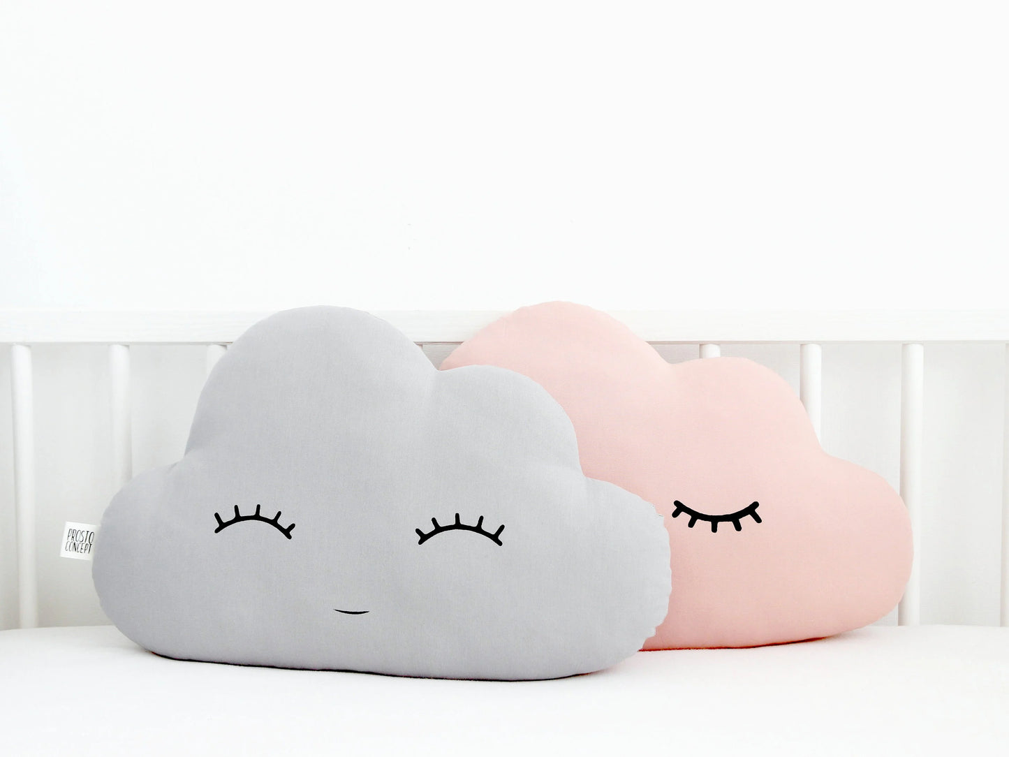 Light Gray Cloud Pillow