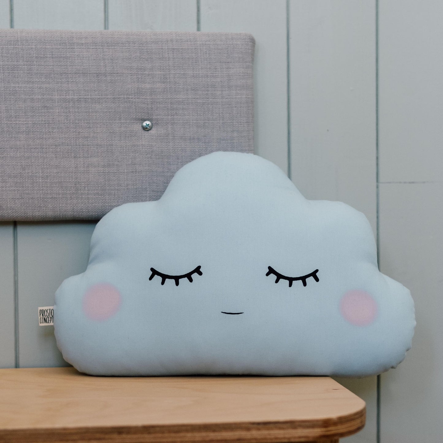 Light Blue Small Cloud Pillow