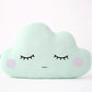 Green Mint Cloud Pillow