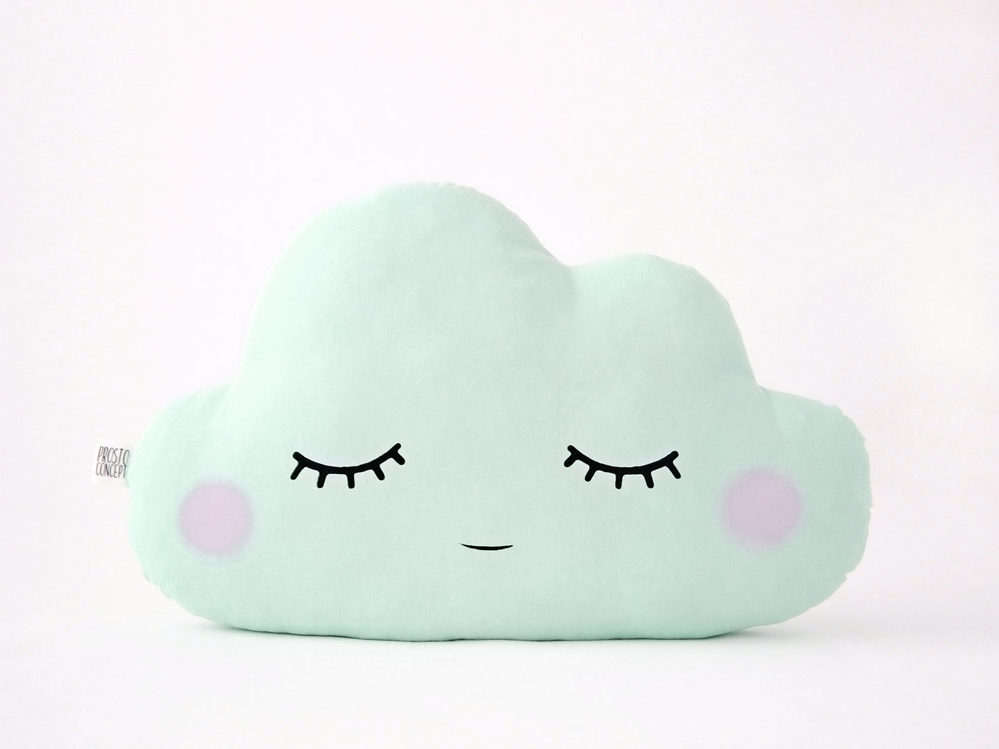 Green Mint Cloud Pillow