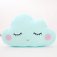 Blue Mint Cloud Pillow