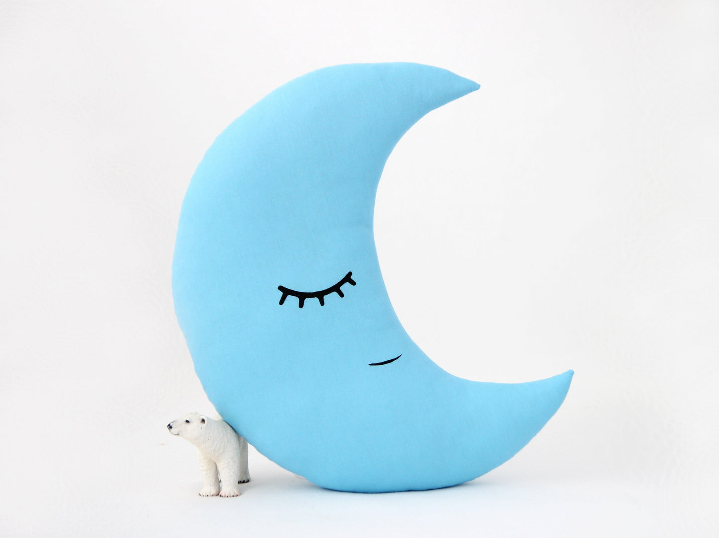 Crescent Moon Pillow (21 colors)
