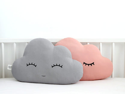 Gray Cloud Pillow