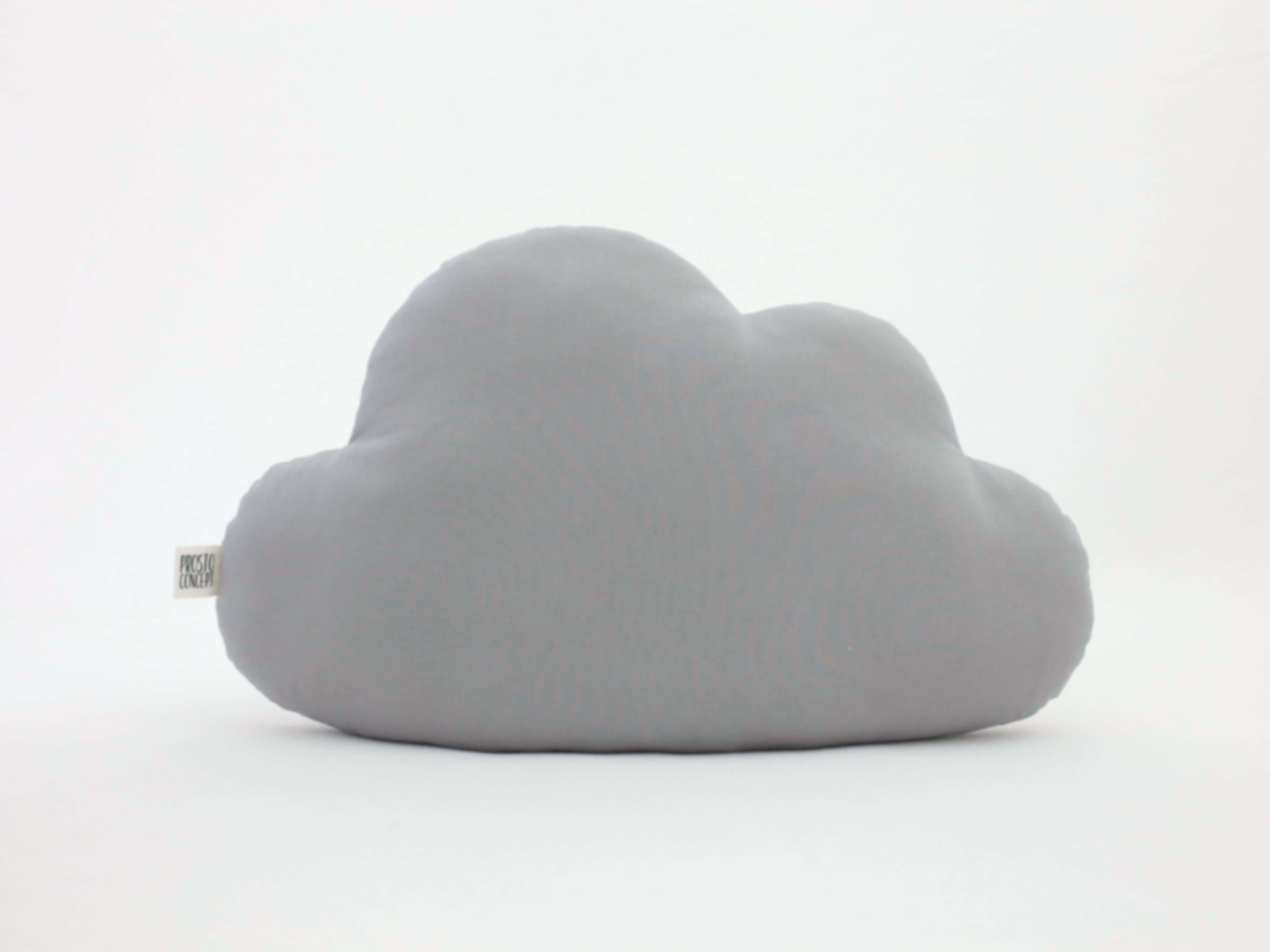 Grey cloud outlet pillow