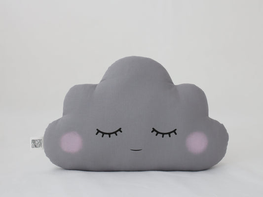 Gray Small Cloud Pillow