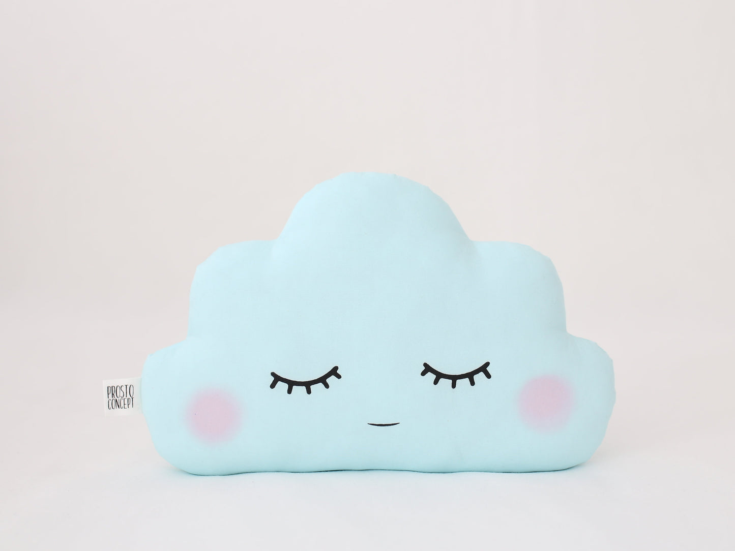 Blue Mint Small Cloud Pillow