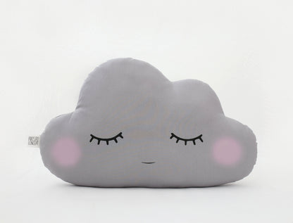 Gray Cloud Pillow