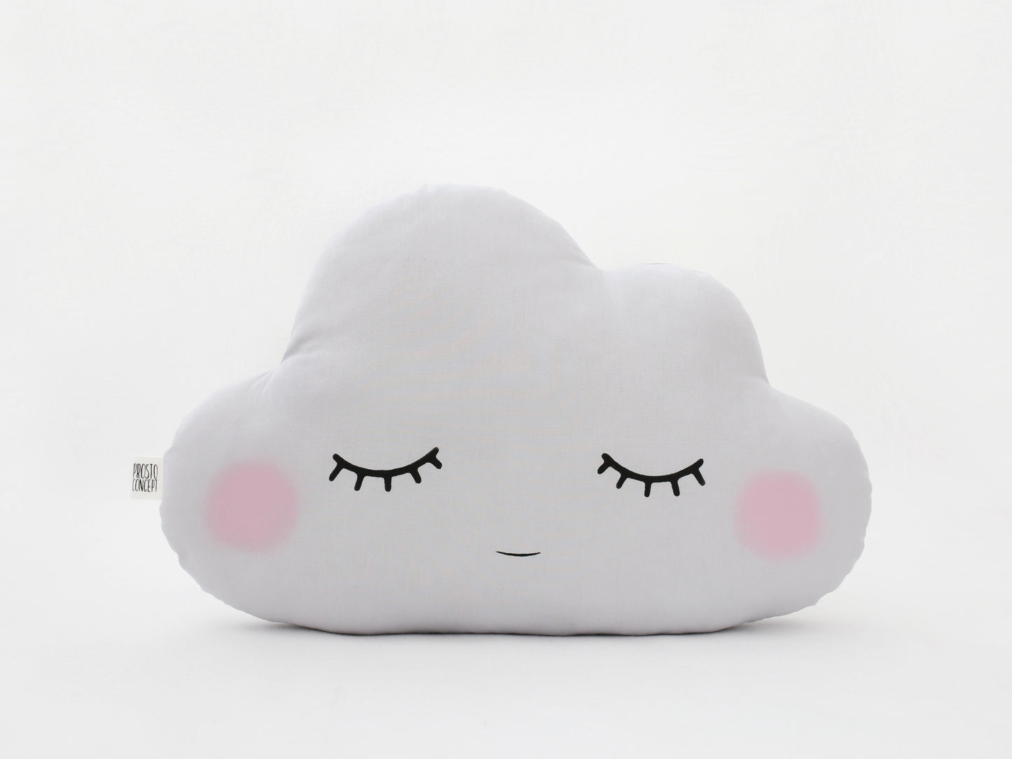 Light Gray Cloud Pillow