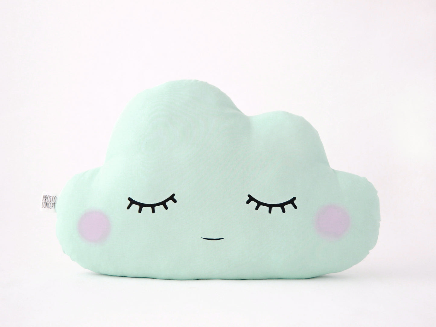 Green Mint Cloud Pillow