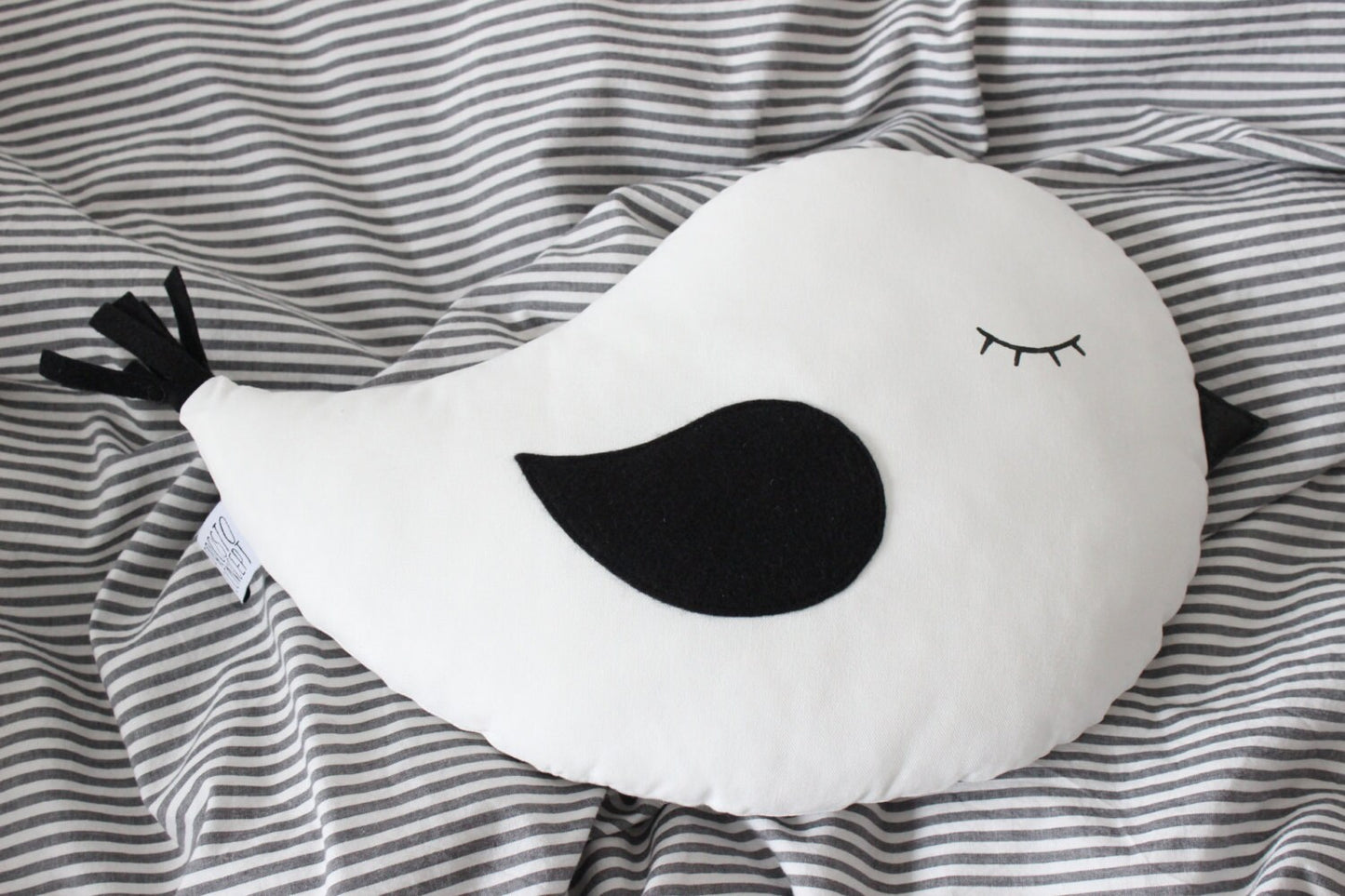 White Bird Pillow