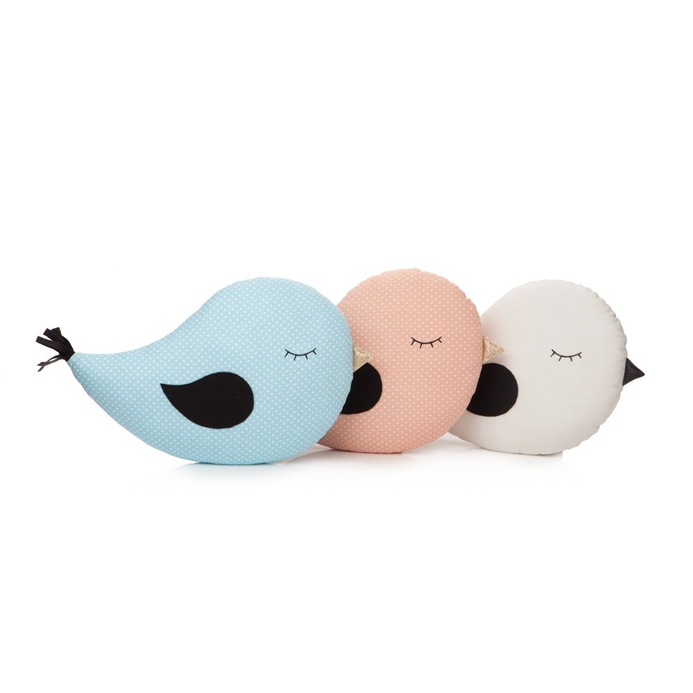 White Bird Pillow