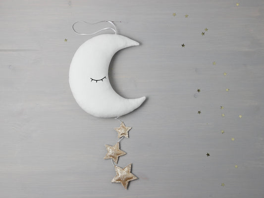 Wall Decoration Hanging Crescent Moon Pillow