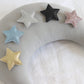 Crescent Moon Pillow (8 colors) with Star