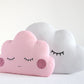 Pink Small Cloud Pillow with Glitter Cheeks