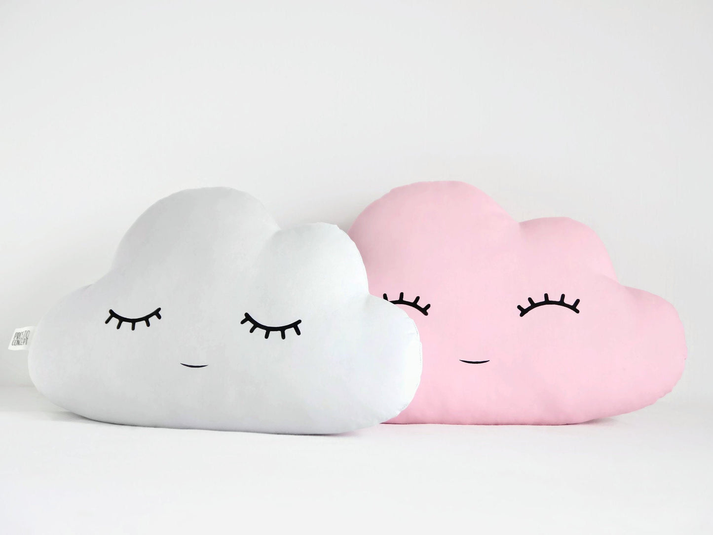 Light Gray Cloud Pillow