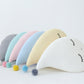 Light Blue Raindrop Pillow