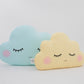 Set of 2 Pillows - Mint Large Cloud Pillow and Small Cloud Pillow (5 colors)