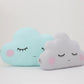 Set of 2 Pillows - Mint Large Cloud Pillow and Small Cloud Pillow (5 colors)