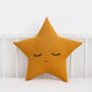 Mustard Star Pillow