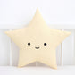 Pastel Yellow Star Pillow