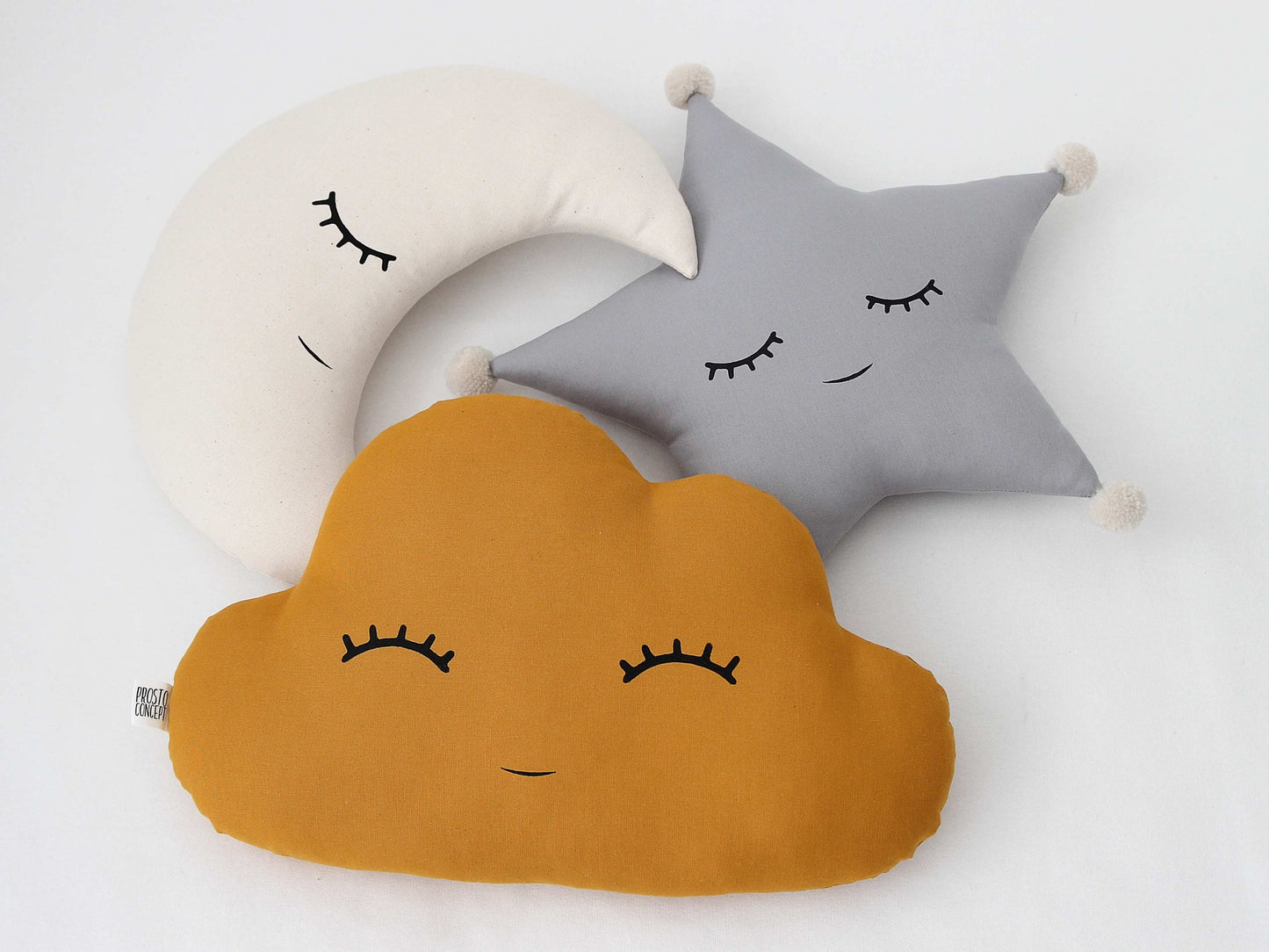 Mustard Cloud Pillow