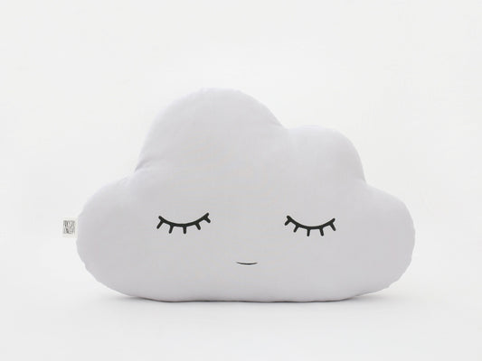 Light Gray Cloud Pillow