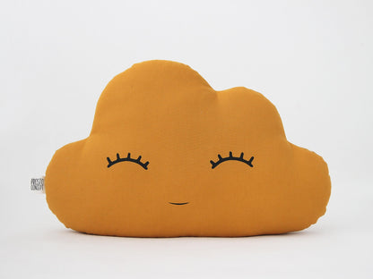 Mustard Cloud Pillow