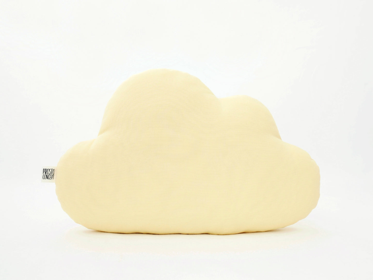 Pastel Yellow Cloud Pillow
